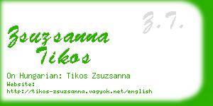 zsuzsanna tikos business card